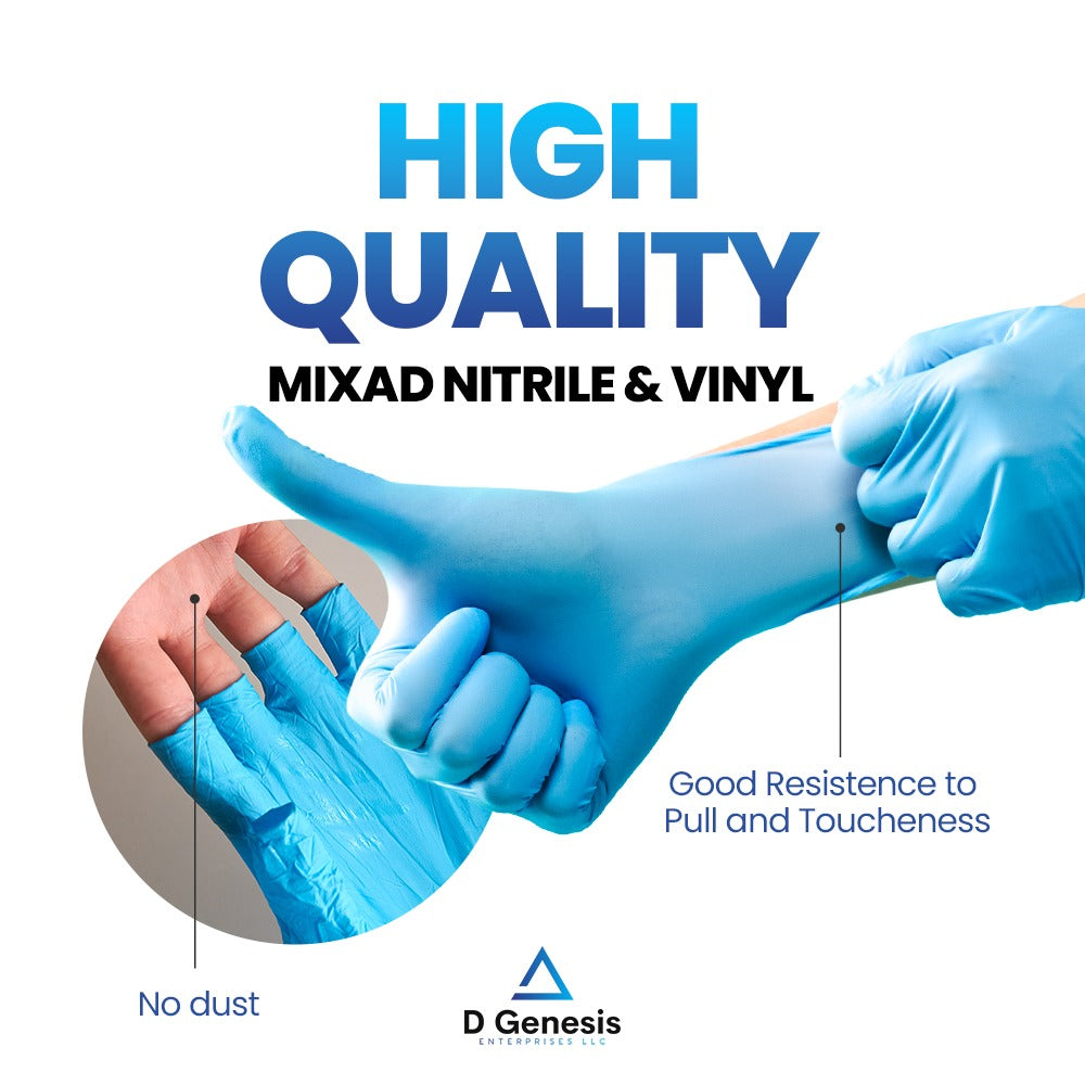Nitrile Gloves Medium FDA 510K Approved 3.5X
